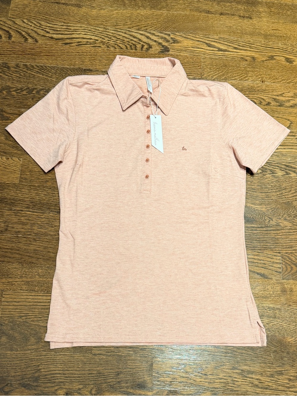 Travis Mathew Women's Light Pink Featherweight Polo 🌟NWT🌟